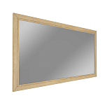 Зеркало прямоугольное с классической деревянной рамой Harper Line варинант исполнения - 2 | Loft Concept в Тюмени