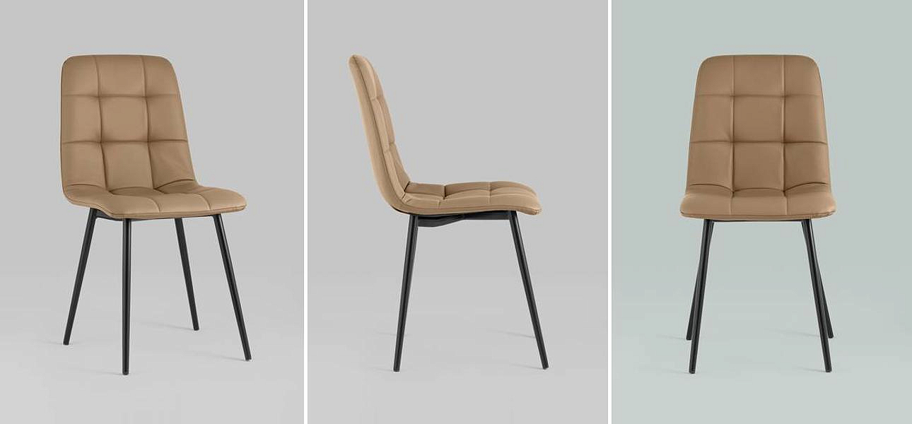Стул NANCY S Chair Экокожа Цвет Капучино Стул NANCY S Chair Экокожа Цвет Капучино - Loft-Concept в Тюмени