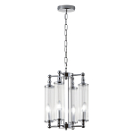 Люстра 4-мя прозрачными цилиндрическими плафонами Jeanette варинант исполнения - 3 | Loft Concept в Тюмени
