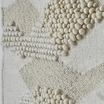 Панно из шерсти и хлопка с узором Beige Calista Serene варинант исполнения - 7 | Loft Concept в Тюмени