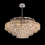 Люстра хрустальная в неоклассическом стиле на серебристом каркасе Majesty варинант исполнения - 5 | Loft Concept в Тюмени