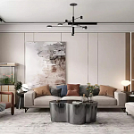 Дизайнерский журнальный стол зеркальный волнистой формы Gytep варинант исполнения - 1 | Loft Concept в Тюмени