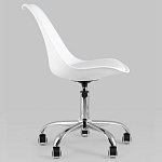 Офисный стул на металлическом основании EGGERY White варинант исполнения - 3 | Loft Concept в Тюмени