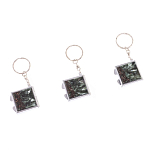 Зеркало брелок складное двухстороннее из натурального камня Серафинит Stone Mirrors варинант исполнения - 8 | Loft Concept в Тюмени