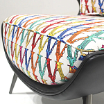 Кресло с цветным принтом Colorful Print Armchair варинант исполнения - 3 | Loft Concept в Тюмени