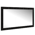 Зеркало настенное прямоугольное цвета угольный камень Stone Effect варинант исполнения - 1 | Loft Concept в Тюмени