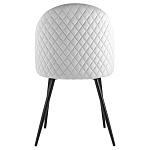 Мягкий стул в сером велюре Miruna Chair варинант исполнения - 3 | Loft Concept в Тюмени