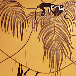 Обои с вышивкой ручной работы Étienne Original colourway on wool sateen варинант исполнения - 1 | Loft Concept в Тюмени