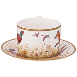 Чайная пара из фарфора 300 мл Hunting Porcelain Collection варинант исполнения - 2 | Loft Concept в Тюмени