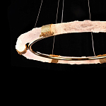 Люстра в форме кольца с золотым декором Warm Heavenly Light варинант исполнения - 6 | Loft Concept в Тюмени