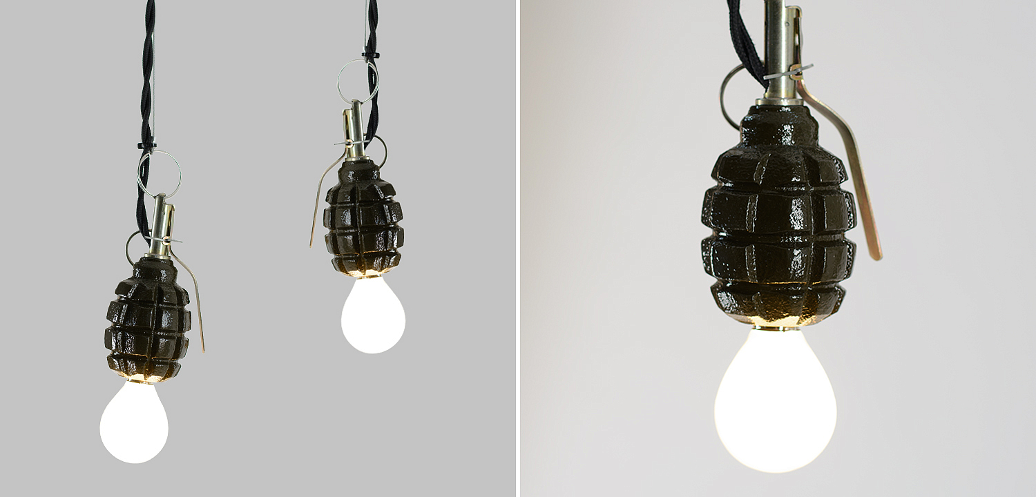 Подвесной светильник Grenade Lamp Подвесной светильник Grenade Lamp - Loft-Concept в Тюмени