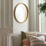 Зеркало круглое в раме из ротанга Wickerwork варинант исполнения - 6 | Loft Concept в Тюмени