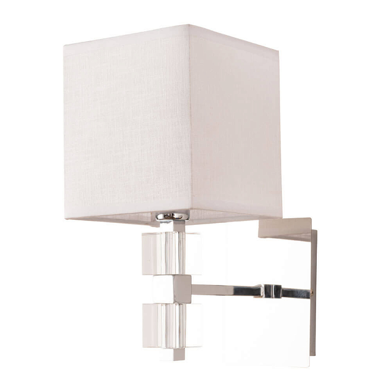 Бра Tradonico Sconces Chromium Хром Белый Прозрачный Бра Tradonico Sconces Chromium Хром Белый Прозрачный в Тюмени | Loft Concept