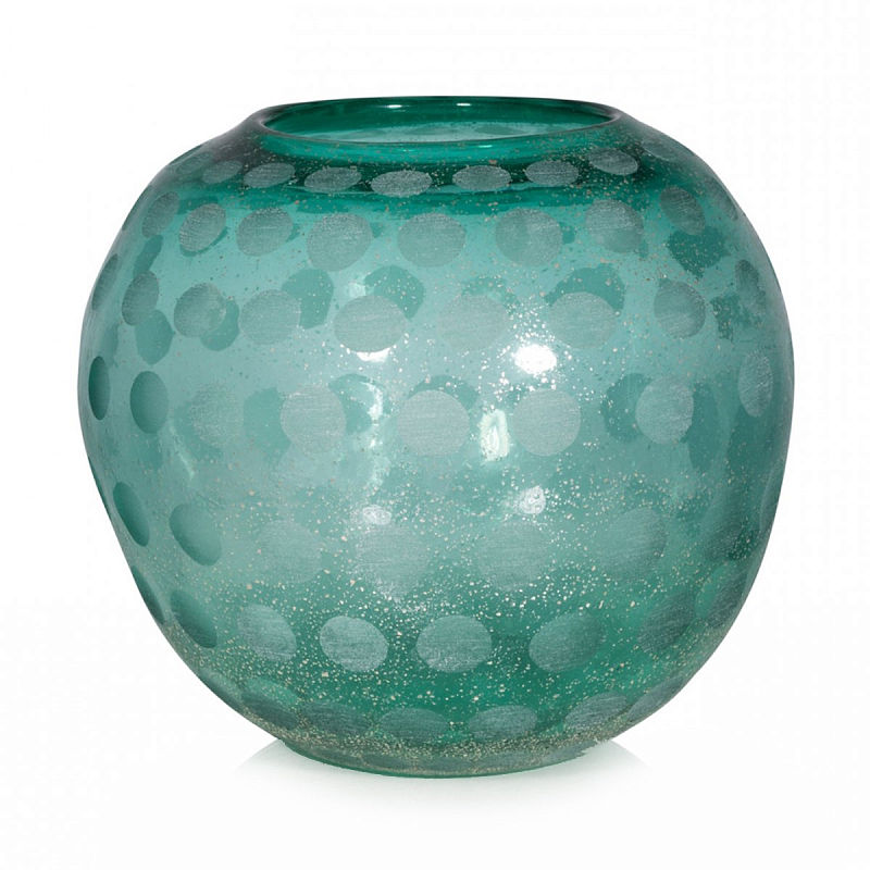 Ваза Turquoise Pear Ball Бирюзовый Ваза Turquoise Pear Ball Бирюзовый в Тюмени | Loft Concept