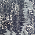 Мебельная ткань Вышивка серый цвет 130 см T2-39 варинант исполнения - 2 | Loft Concept в Тюмени