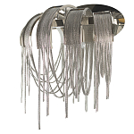 Бра с металиическими цепочками и дугообразными элементами Atlantis Chain варинант исполнения - 3 | Loft Concept в Тюмени