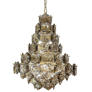 Люстра Tiers Crystal Light Chandelier Smoky 54