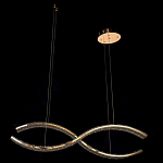 Люстра волнистой формы с фактурным хрустальным плафоном Light Delight варинант исполнения - 4 | Loft Concept в Тюмени