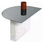 Дизайнерский журнальный стол с рельефным основанием Dutynor варинант исполнения - 2 | Loft Concept в Тюмени