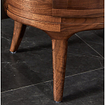 Прикроватный столик из дерева с 2-мя ящиками Moon Walnut Furniture варинант исполнения - 7 | Loft Concept в Тюмени