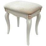 Пуф из массива дерева с велюровой обивкой Pascal French Seating варинант исполнения - 1 | Loft Concept в Тюмени