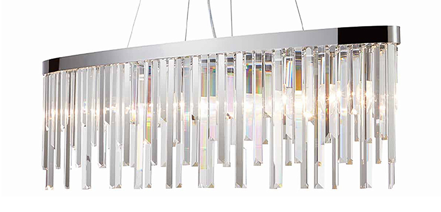 Люстра Bennett Oval Chandelier chrome Люстра Bennett Oval Chandelier chrome - Loft-Concept в Тюмени