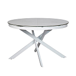 Стол обеденный раскладной круглый White Ceramic Table варинант исполнения - 2 | Loft Concept в Тюмени