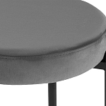 Табурет с мягким круглым сиденьем RIO Grey варинант исполнения - 3 | Loft Concept в Тюмени