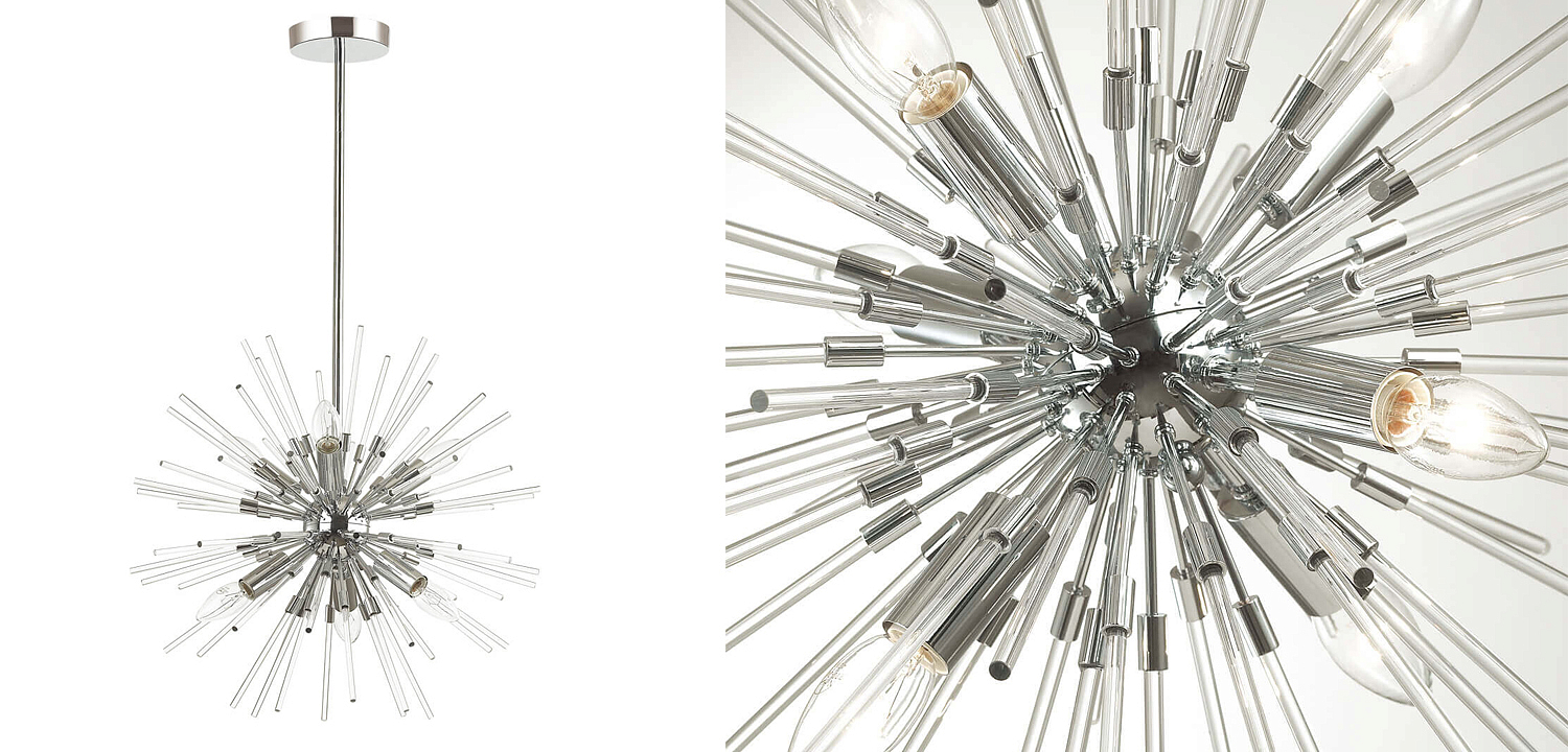 Люстра Welund Sputnik Chandelier chromium Люстра Welund Sputnik Chandelier chromium - Loft-Concept в Тюмени