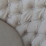 Кресло вращающееся велюровое кремовое Rotation варинант исполнения - 2 | Loft Concept в Тюмени