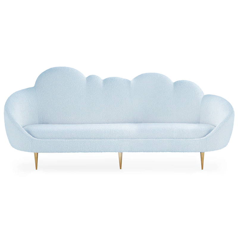 Уникальный диван для детской Soft Cloud трехместный Голубой Белый Розовый Золотой Уникальный диван для детской Soft Cloud трехместный Голубой Белый Розовый Золотой в Тюмени | Loft Concept