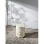 Приставной столик с рисунком из раковин устриц Bone Inlay варинант исполнения - 9 | Loft Concept в Тюмени