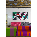 Дизайнерское кресло зеленое Poltronova Sofo Verosa Green Pink Armchair варинант исполнения - 17 | Loft Concept в Тюмени