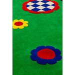 Дизайнерский ковер с цветами Poltronova Tappeto Prato Rug варинант исполнения - 4 | Loft Concept в Тюмени