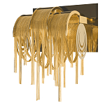 Бра с перфорированными металлическими дугами и цепочками 22 см Atlantis Chain варинант исполнения - 5 | Loft Concept в Тюмени