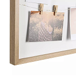 Рамка для фото с подсветкой c 6-ю деревянными прищепками в комплекте Photo Backlight варинант исполнения - 3 | Loft Concept в Тюмени