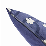 Подушка декоративная синяя с цветочным принтом Blossom Essence Emily варинант исполнения - 2 | Loft Concept в Тюмени