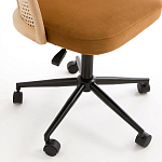 Офисное кресло из велюра и ротанга Eilwen Rattan Wicker Chair варинант исполнения - 5 | Loft Concept в Тюмени