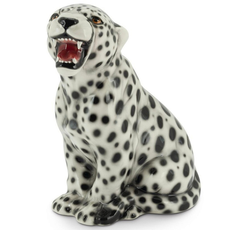 Статуэтка Cheetah Белый Черный Коричневый Статуэтка Cheetah Белый Черный Коричневый в Тюмени | Loft Concept