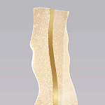 Торшер с изогнутым каркасом Golden Wave варинант исполнения - 3 | Loft Concept в Тюмени