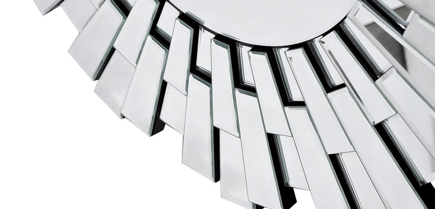Зеркало Mirror Beams Round Mirror Зеркало Mirror Beams Round Mirror - Loft-Concept в Тюмени