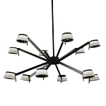 Люстра черного цвета на штанге Noir Supernova варинант исполнения - 1 | Loft Concept в Тюмени