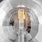 Бра округлой формы с многогранным стеклянным плафоном Hinkley варинант исполнения - 5 | Loft Concept в Тюмени