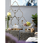 Конфетница прозрачная стеклянная на бронзовых ножках в виде морских коньков с крышкой в виде ракушки Eden Garden варинант исполнения - 6 | Loft Concept в Тюмени