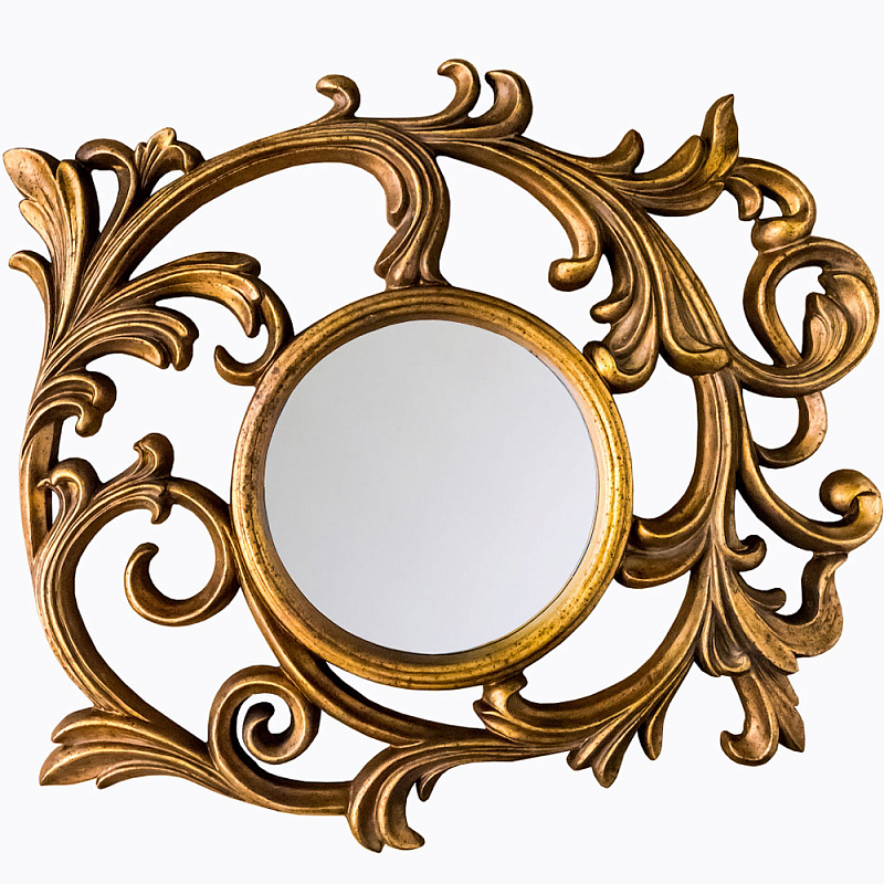 Зеркало настенное с рамой цвета античная бронза Classic Ornament Mirror Античная Бронза Зеркало Зеркало настенное с рамой цвета античная бронза Classic Ornament Mirror Античная Бронза Зеркало в Тюмени | Loft Concept