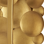 Бра светодиодное из многослойных золотых дисков Metal Disc Chandelier варинант исполнения - 1 | Loft Concept в Тюмени