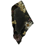 Подставка под благовония из эпоксидной смолы с цветами черная Epoxy Resin Flowers Incense Stand Black варинант исполнения - 1 | Loft Concept в Тюмени