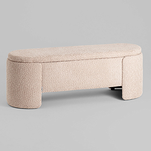 Банкетка Taks с местом для хранения букле капучино