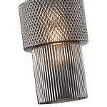 Подвесной светильник со стеклянным рифленым плафоном цилиндрической формы Eliara 13 варинант исполнения - 11 | Loft Concept в Тюмени