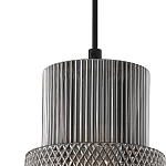 Подвесной светильник со стеклянным рифленым плафоном цилиндрической формы Eliara 13 варинант исполнения - 12 | Loft Concept в Тюмени